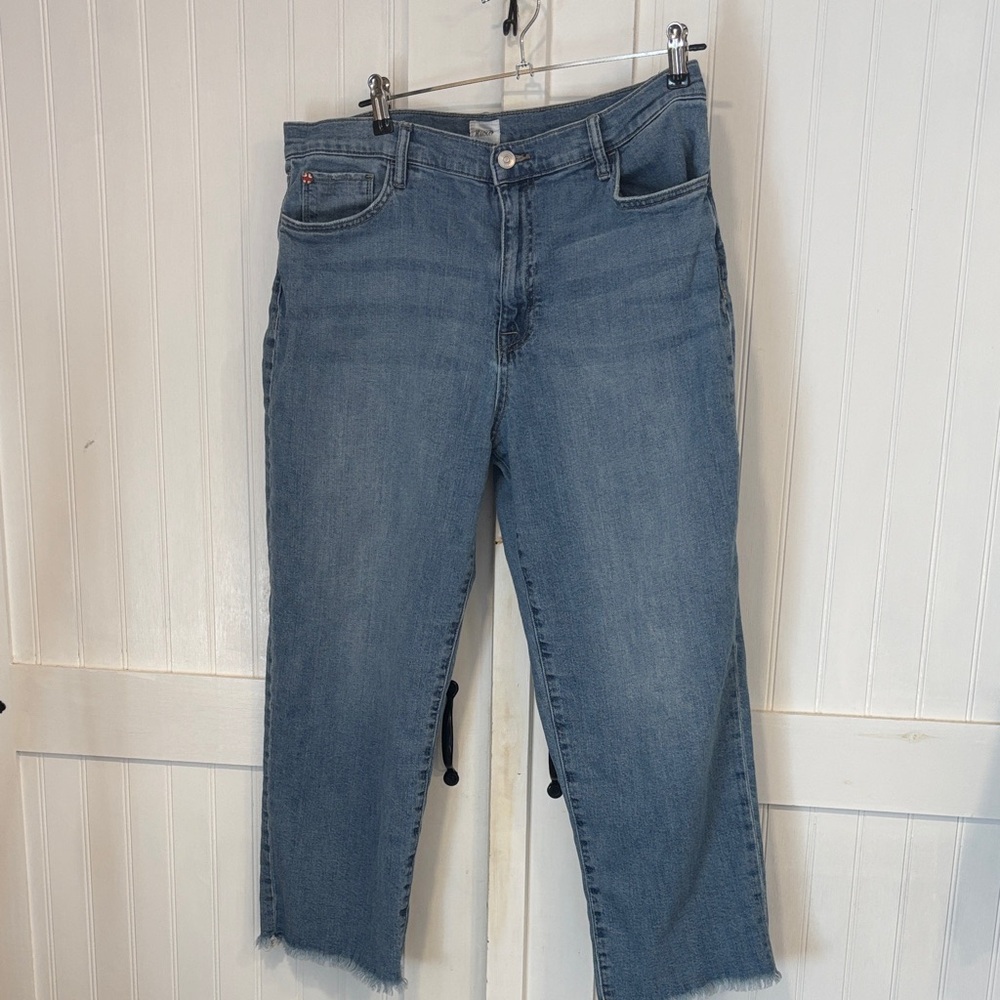 Hudson Jeans Noa, high rise ,Light Blue Ankle Cropped Denim size 32